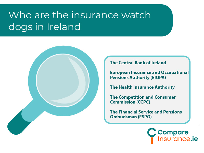number of bodies who act as insurance watchdogs in Ireland